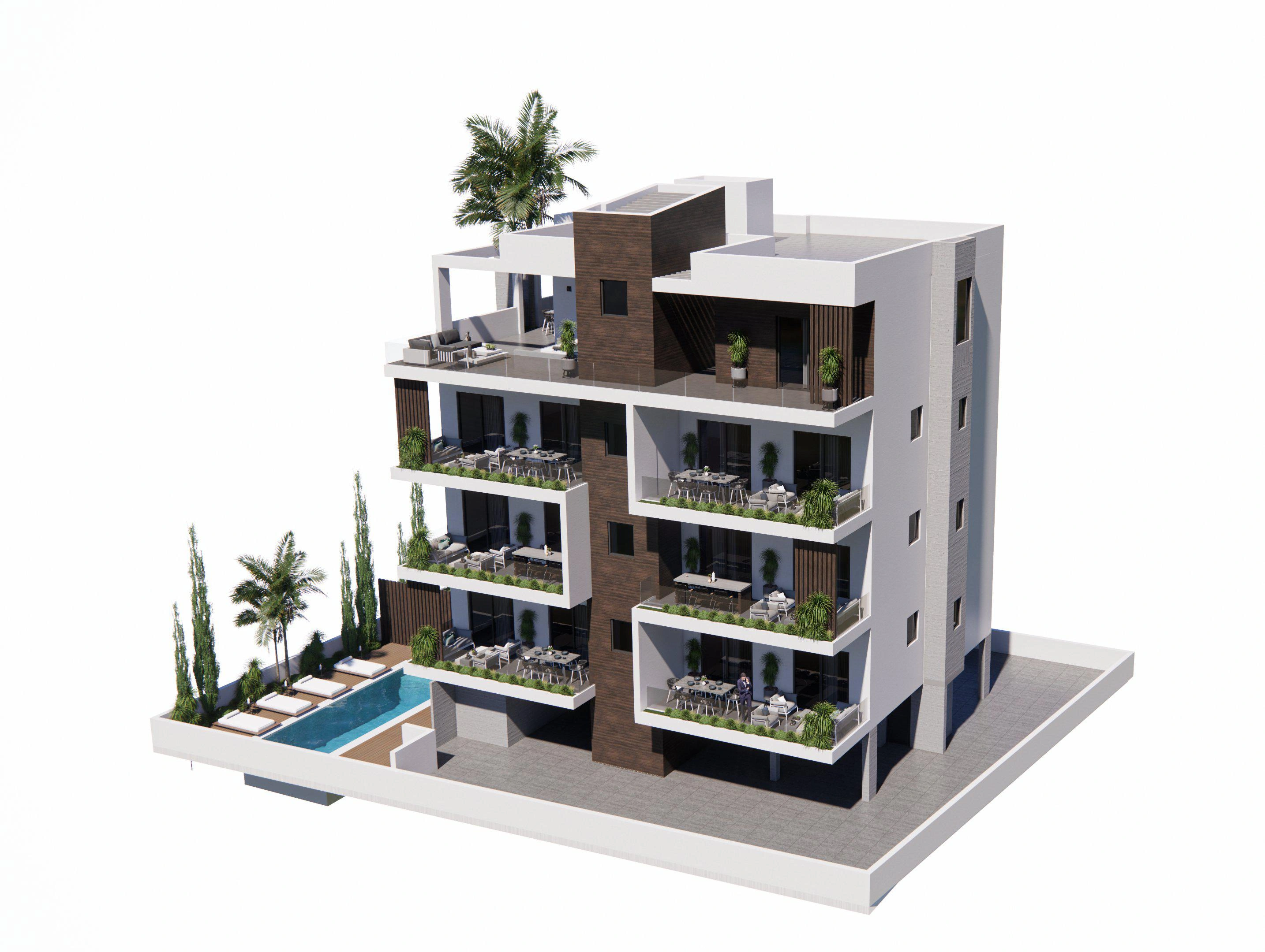 Апартаменты в современном жилом комплексе в Пафосе, Кипр