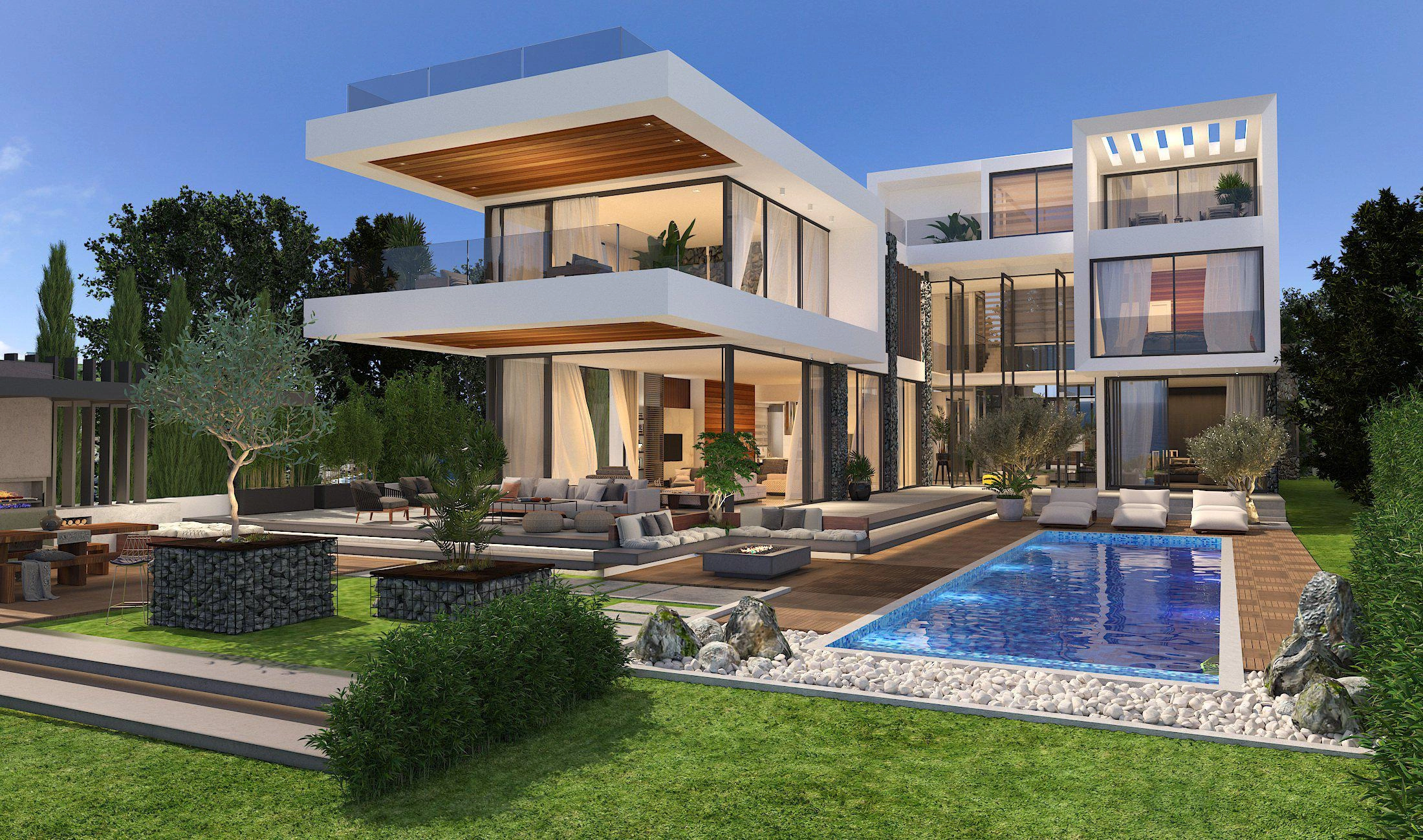 Виллы с прямым доступом к пляжу в Пафосе, на Кипре