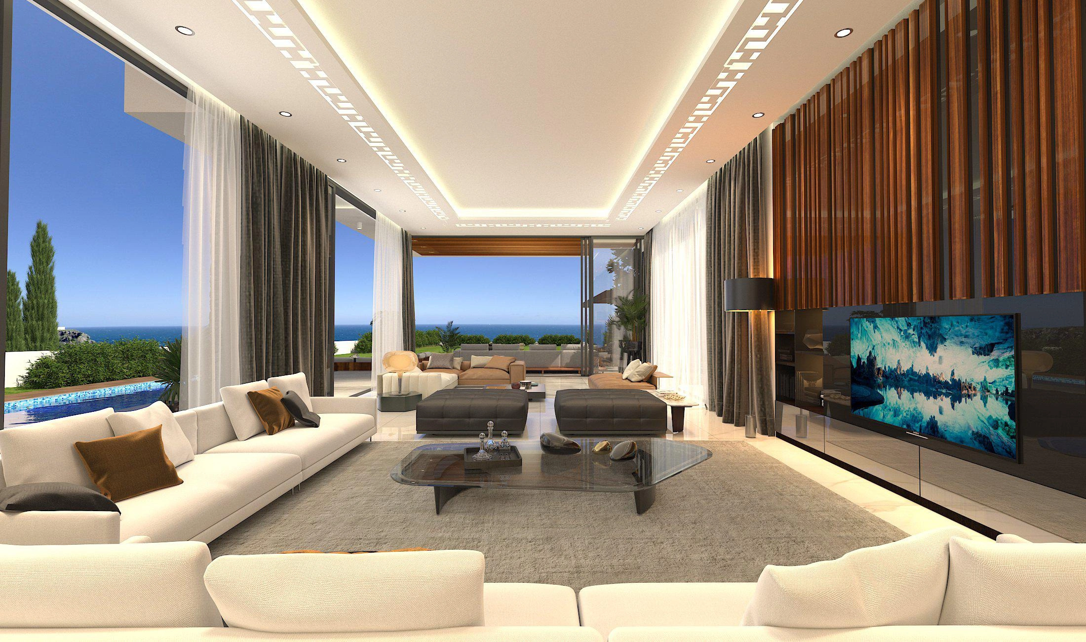 Виллы с прямым доступом к пляжу в Пафосе, на Кипре