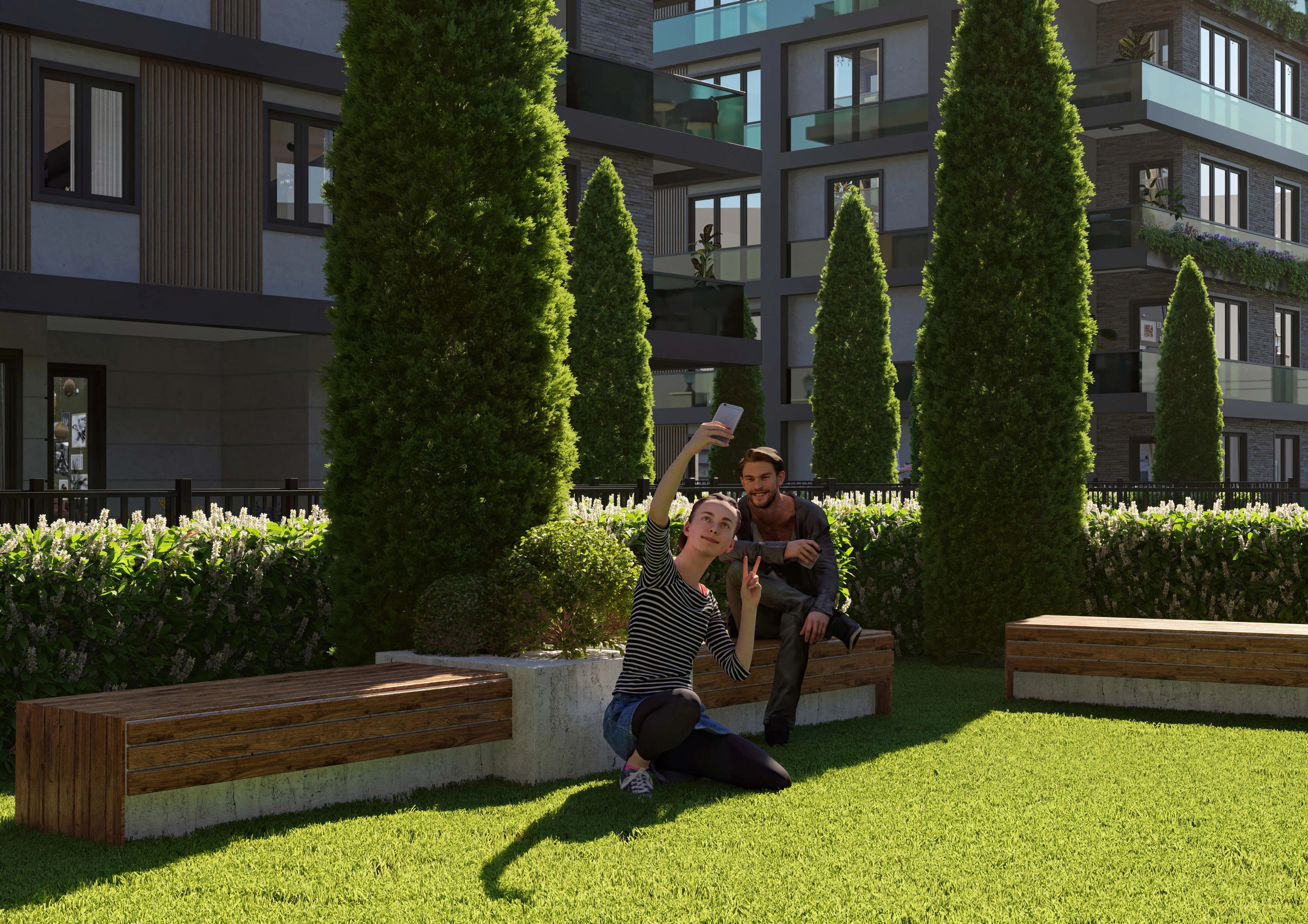 Квартиры в жилом комплексе в Стамбуле, Турция