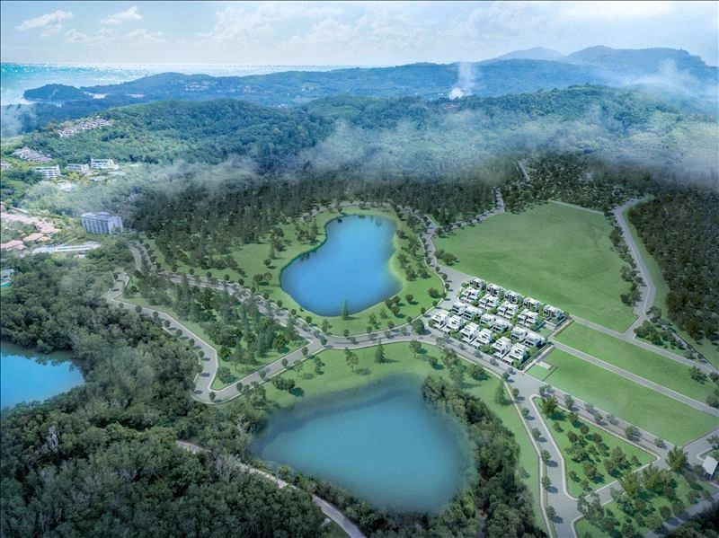 Виллы в большом жилом комплексе на Пхукете, Таиланд