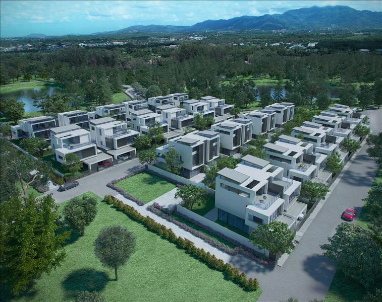 Виллы в большом жилом комплексе на Пхукете, Таиланд