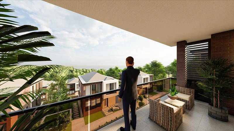 Виллы с подогреваемыми бассейнами в Шиле, Стамбул, Турция