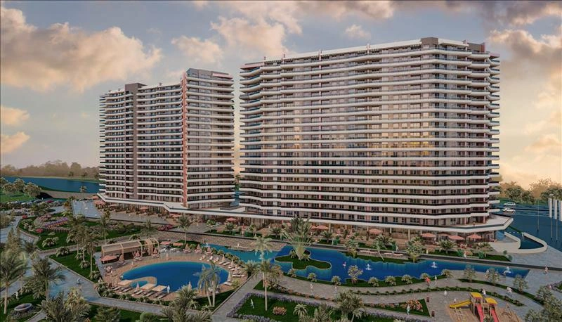 Квартиры в современном жилом комплексе в Стамбуле, Турция