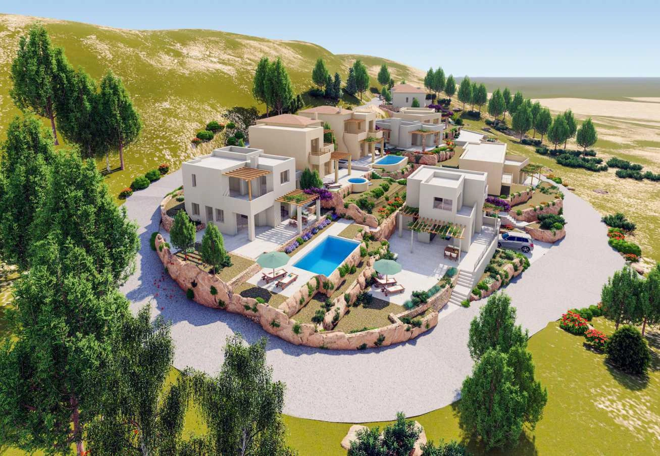 Виллы на склоне в Кастелли, Крит, Греция