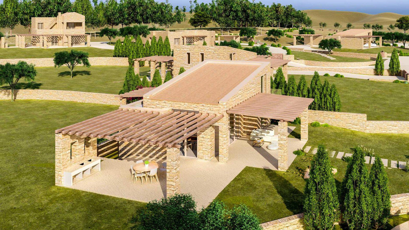 Виллы с террасами на Крите, Греция