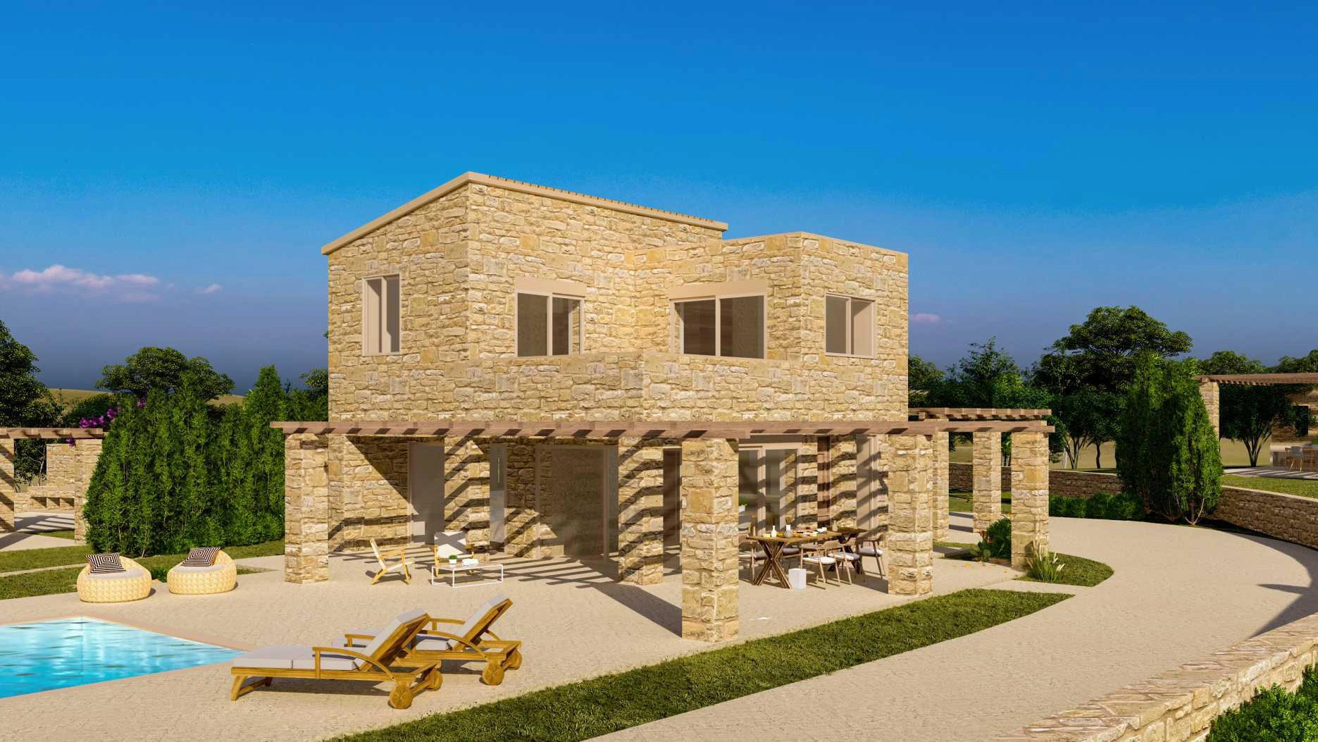 Виллы с террасами на Крите, Греция