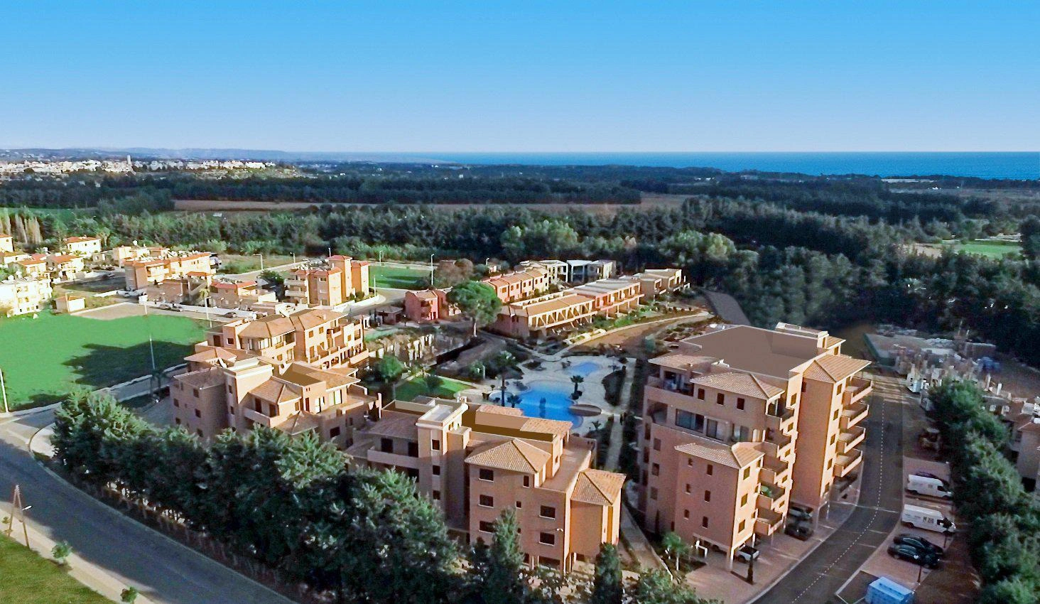 Квартиры в жилом комплексе в Пафосе, на Кипре