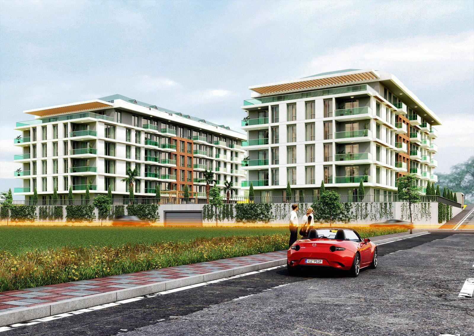 Квартиры в современном жилом комплексе в Стамбуле, Турция