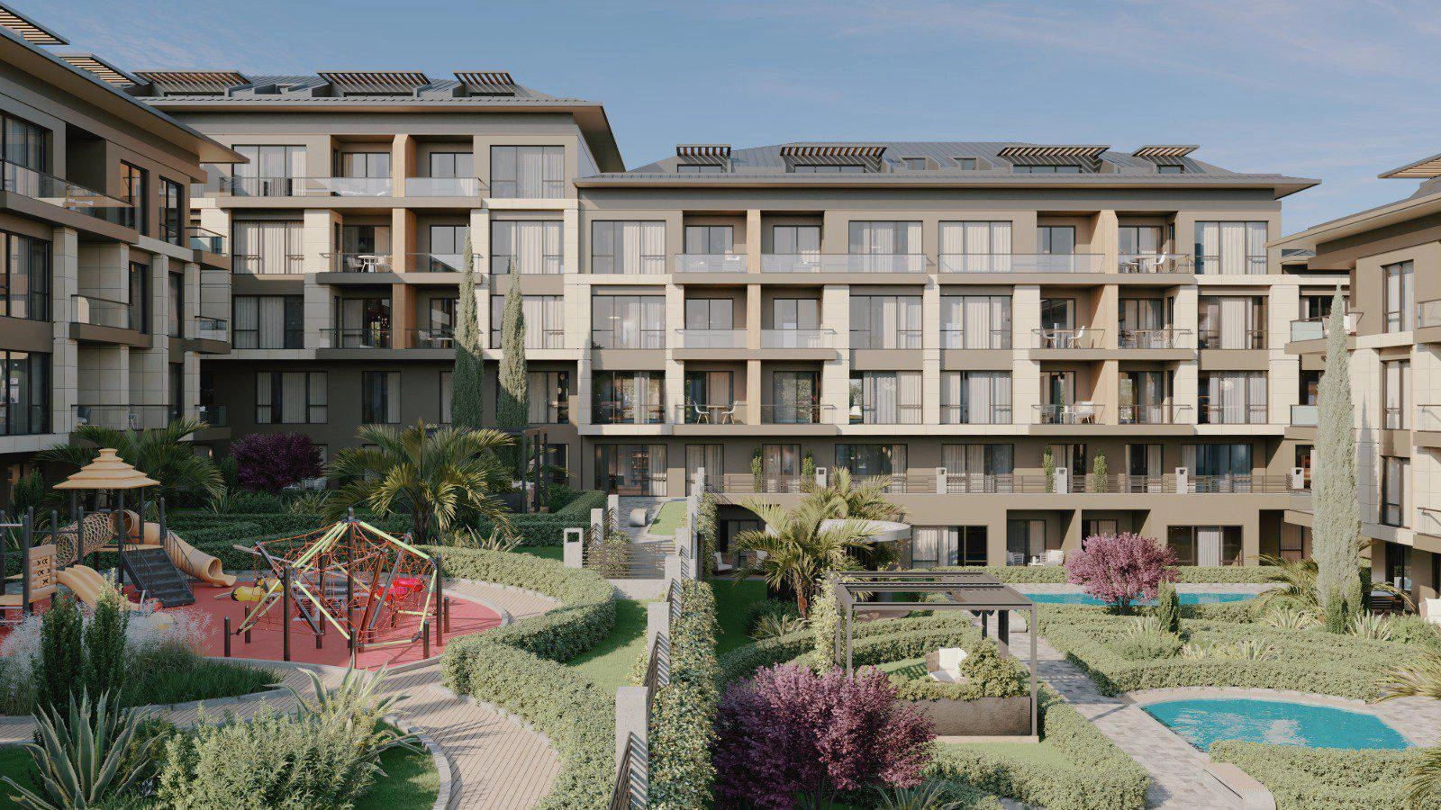 Апартаменты в современном жилом комплексе в районе Büyükçekmece, Стамбул, Турция