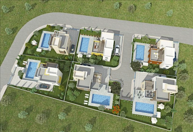 Виллы рядом с Coral Bay в Пафосе, Кипр