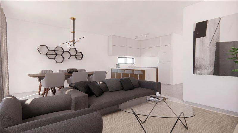 Таунхаусы в жилом комплексе рядом с пляжем в Пафосе, на Кипре