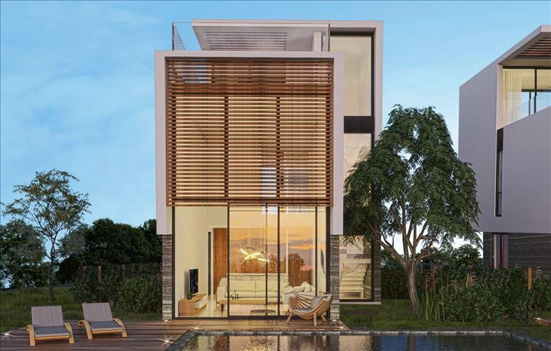 Апартаменты и виллы в современном жилом комплексе в Пафосе, Кипр