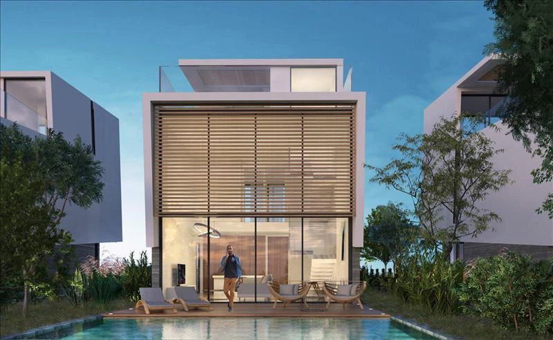 Апартаменты и виллы в современном жилом комплексе в Пафосе, Кипр