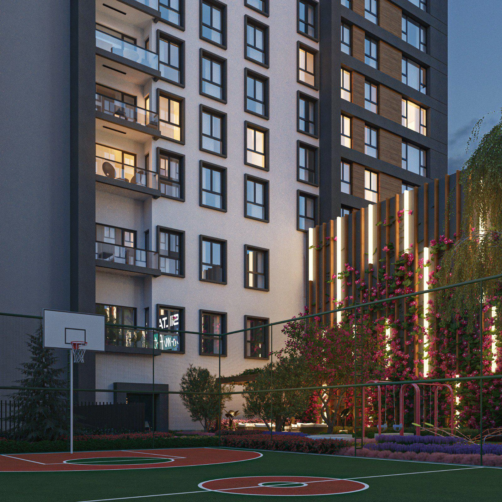 Апартаменты в жилом комплексе в Sanjaktepe, Стамбул, Турция