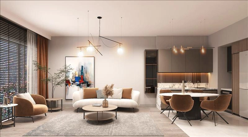 Квартиры в современном жилом комплексе в Стамбуле, Турция