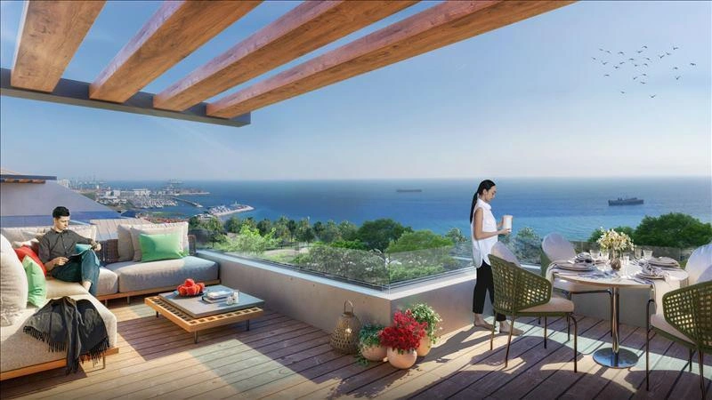 Виллы в новом жилом комплексе в Стамбуле, Турция