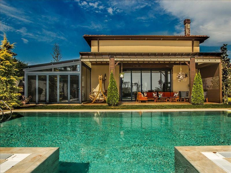 Виллы в современном жилом комплексе в Стамбуле, Турция