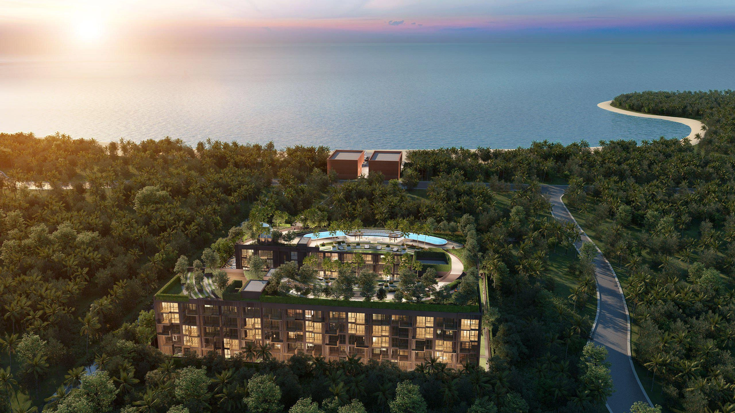 Апартаменты в жилом комплексе рядом с пляжем Камала на Пхукете, Таиланд