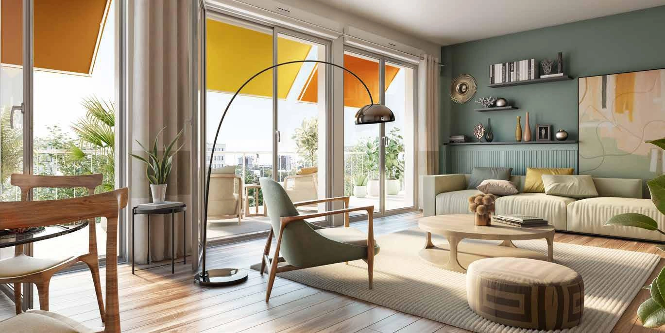 Квартиры в современном жилом комплексе в Иль-де-Франс, Франция