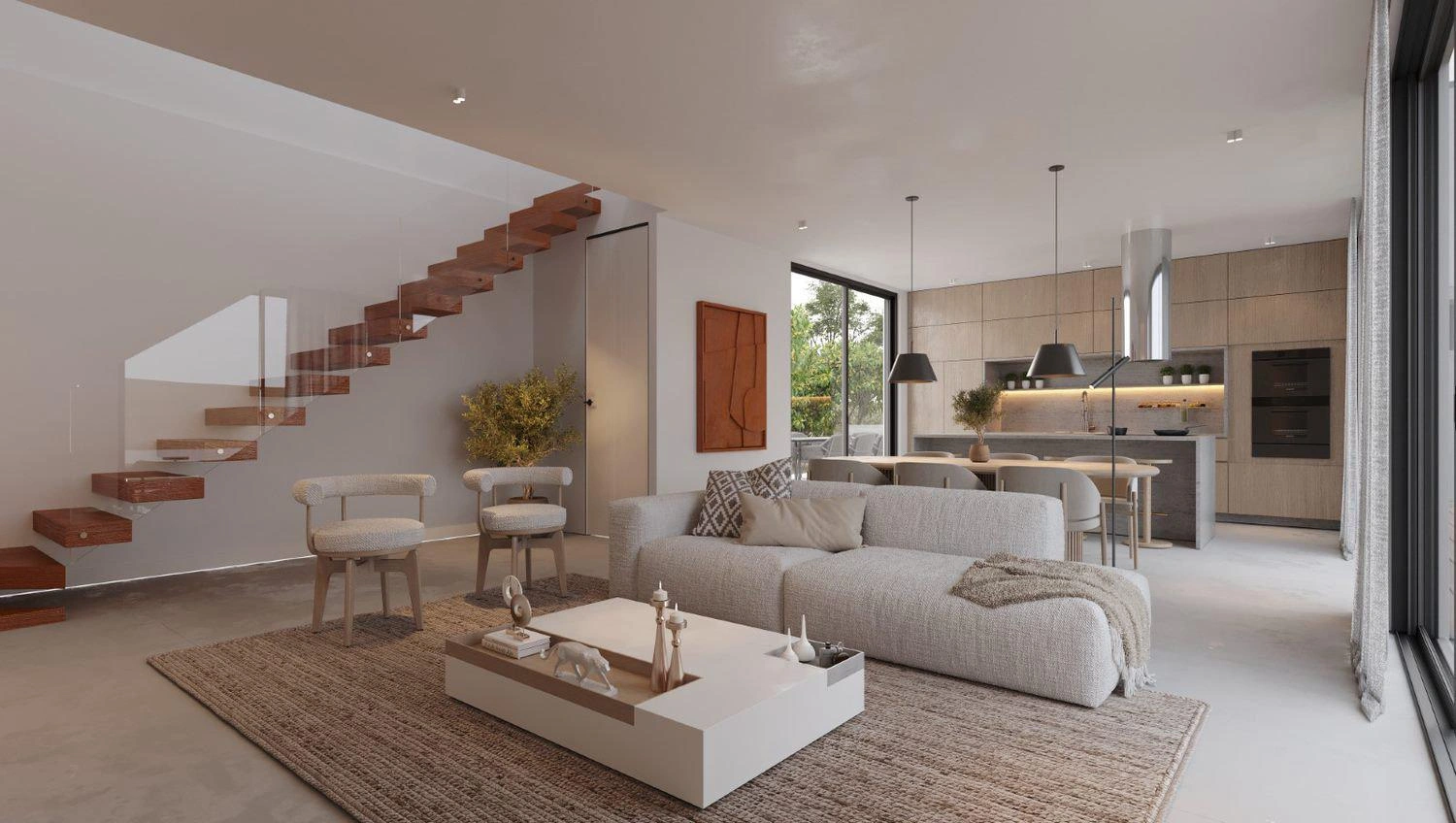 Виллы в современном жилом комплексе в Пафосе (Кипр)