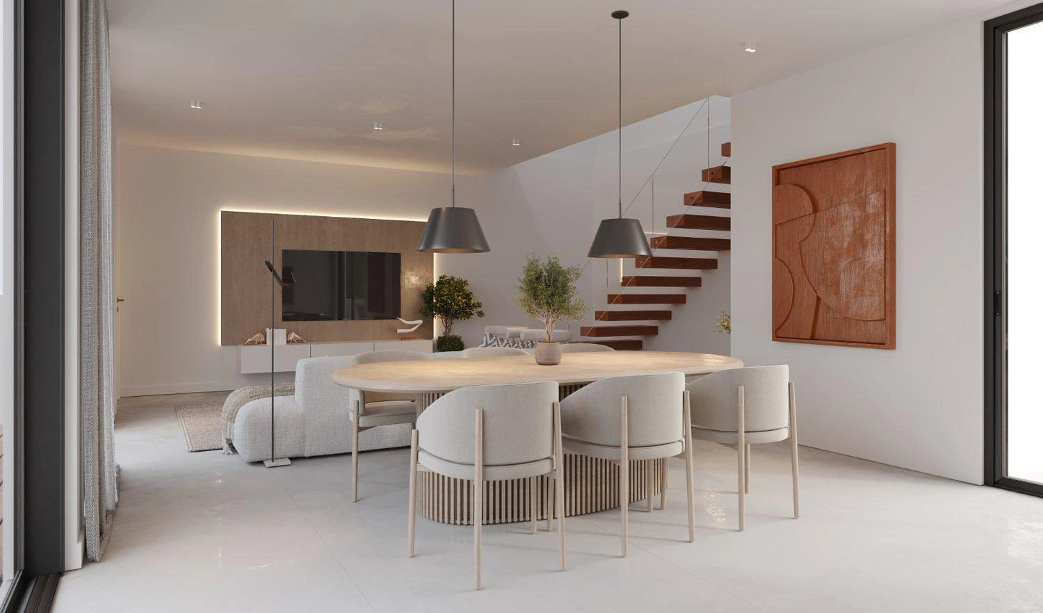 Виллы в современном жилом комплексе в Пафосе (Кипр)