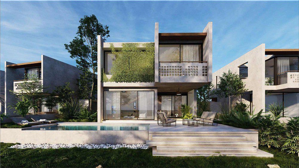 Виллы в современном жилом комплексе в Кониа, Пафос, Кипр