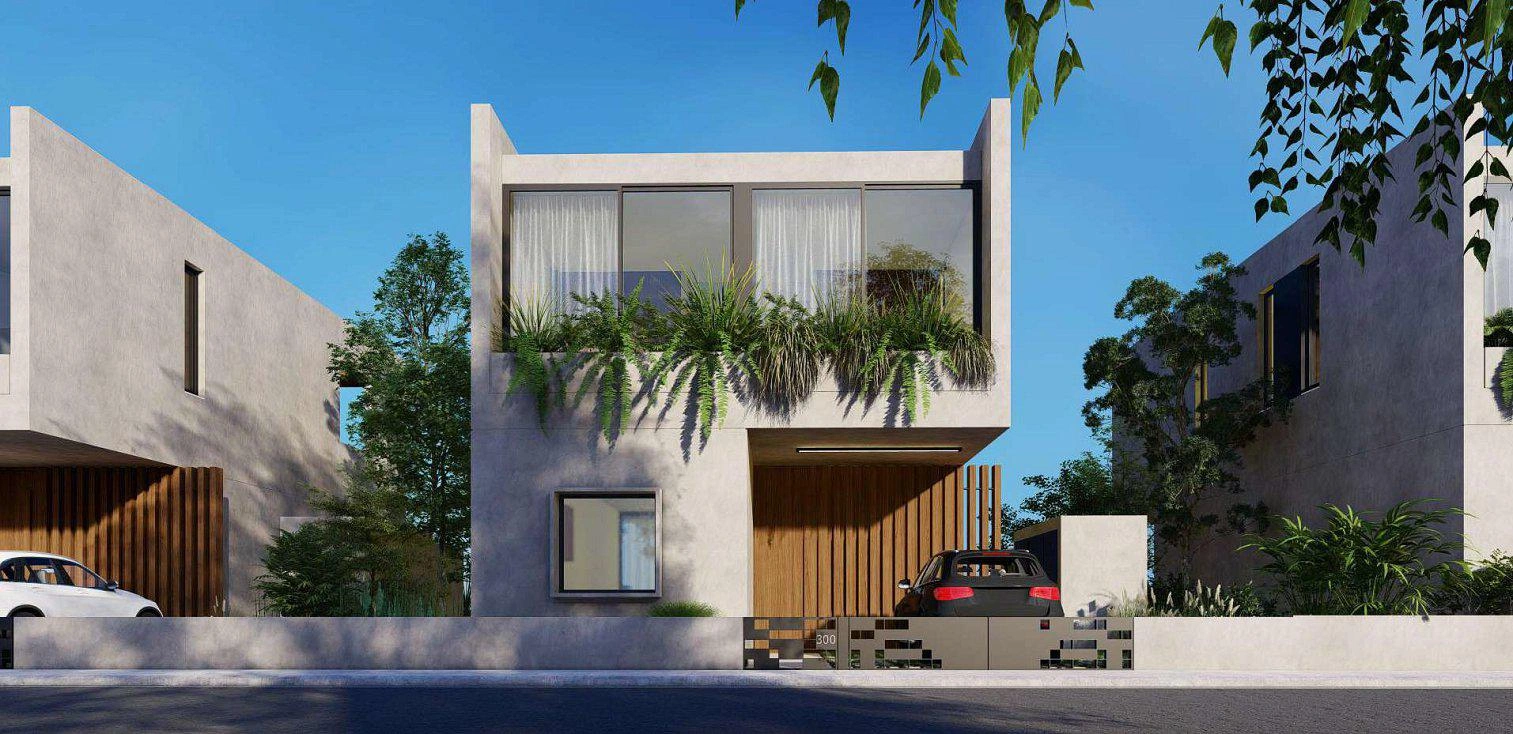 Виллы в современном жилом комплексе в Кониа, Пафос, Кипр