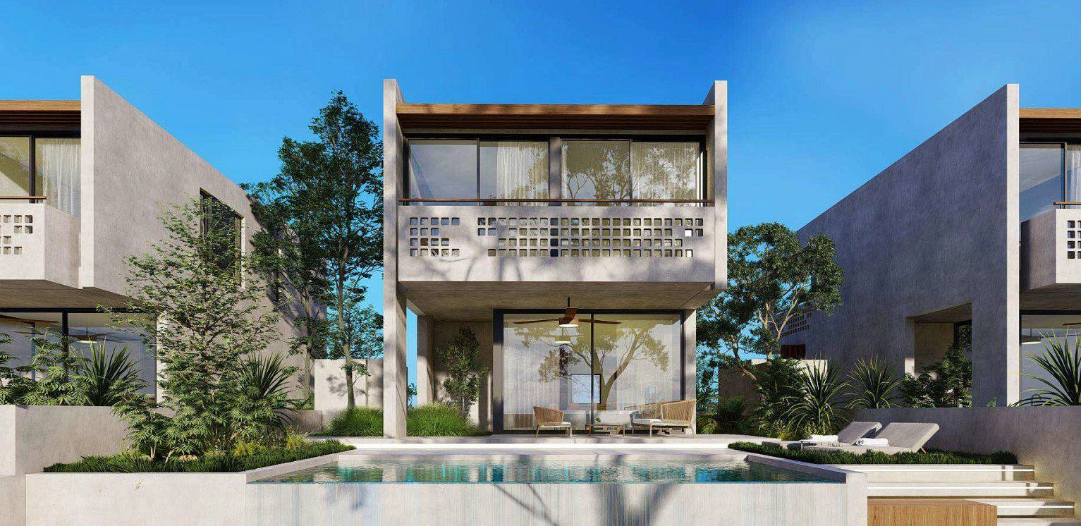 Виллы в современном жилом комплексе в Кониа, Пафос, Кипр