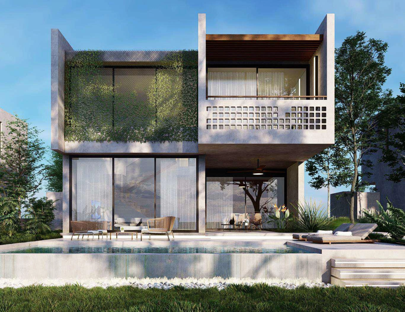 Виллы в современном жилом комплексе в Кониа, Пафос, Кипр