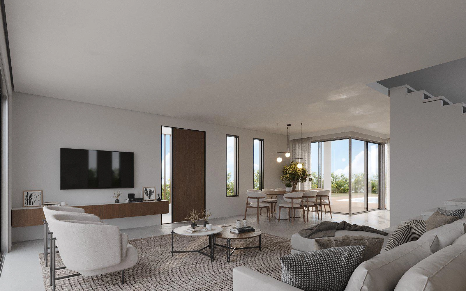 Виллы в жилом комплексе в Пафосе, на Кипре