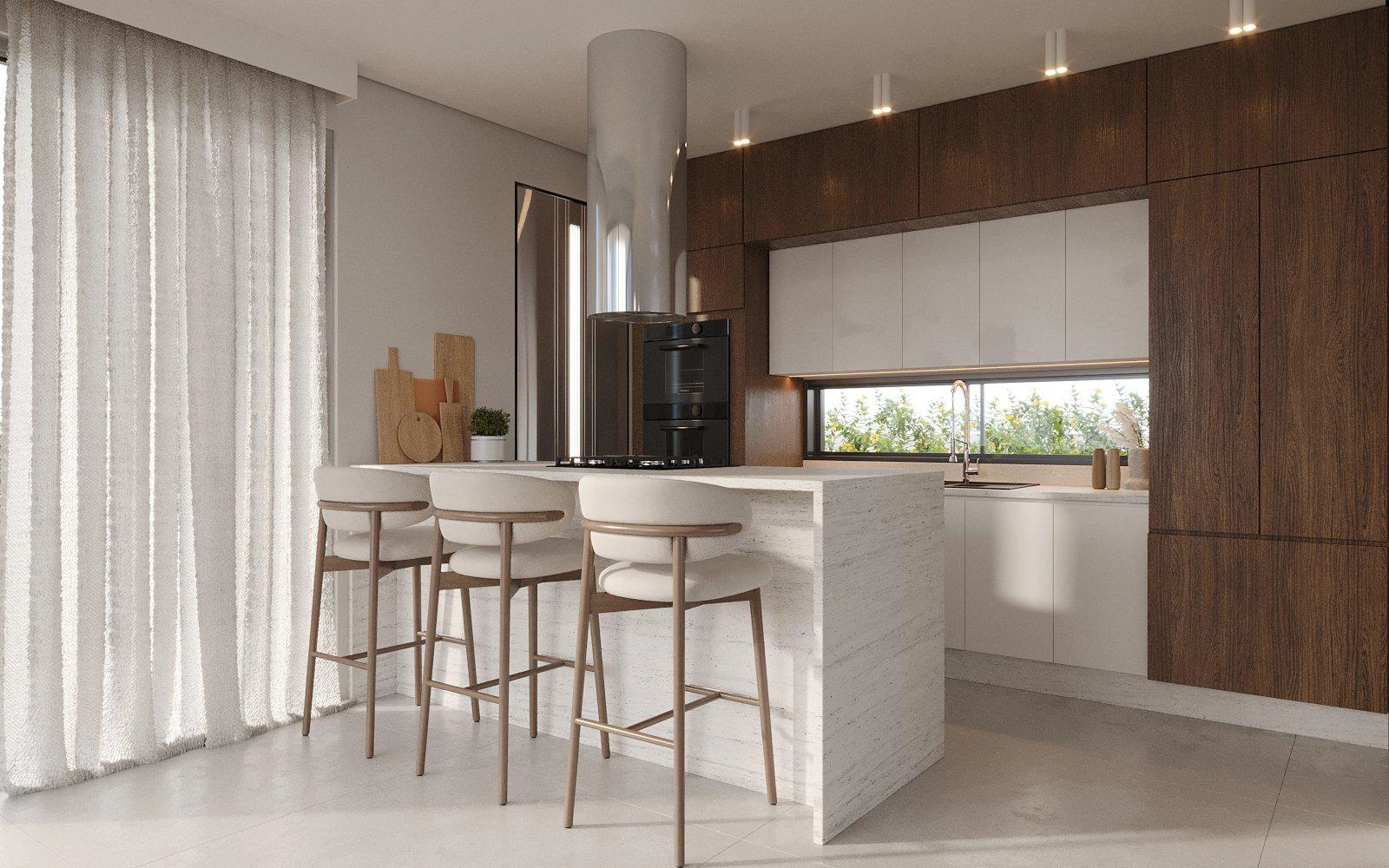 Виллы в жилом комплексе в Пафосе, на Кипре