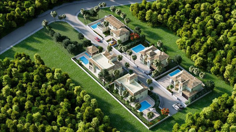 Виллы в жилом комплексе в Хлораке, Пафос, Кипр