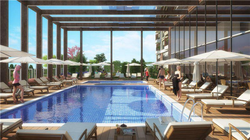 Апартаменты в жилом комплексе в Стамбуле, Турция