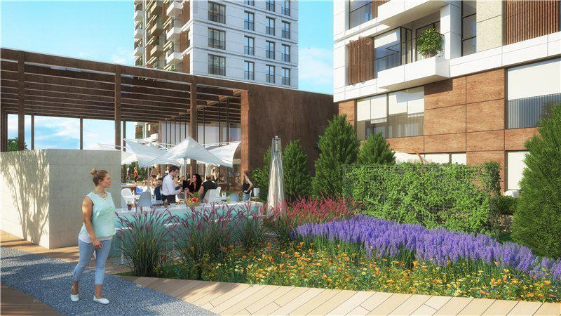 Апартаменты в жилом комплексе в Стамбуле, Турция