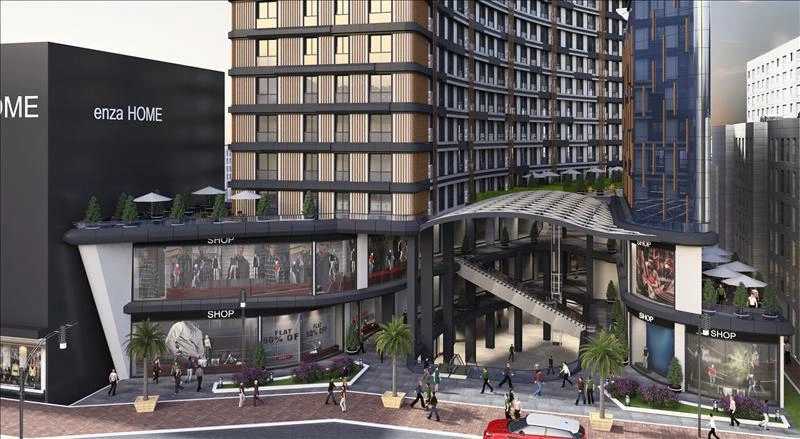 Квартиры в жилом комплексе рядом со станцией метро в Стамбуле, Турция