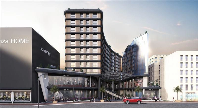 Квартиры в жилом комплексе рядом со станцией метро в Стамбуле, Турция