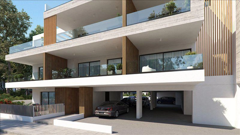 Апартаменты в малоэтажном жилом проекте в Ливадии, Ларнака, Кипр