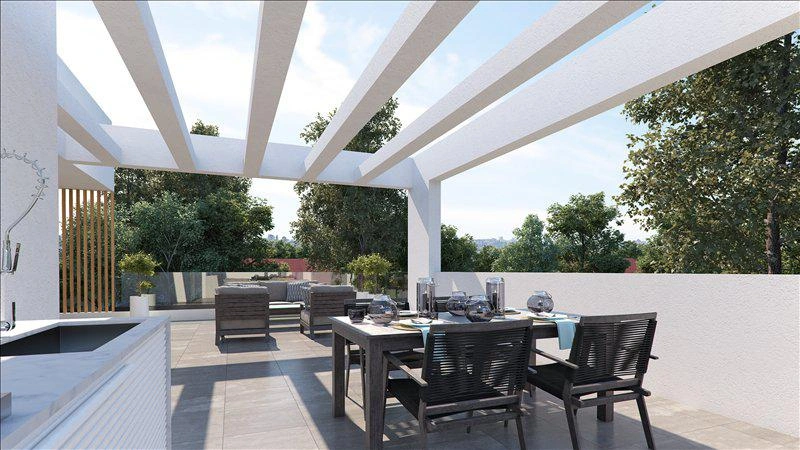 Апартаменты в малоэтажном жилом проекте в Ливадии, Ларнака, Кипр