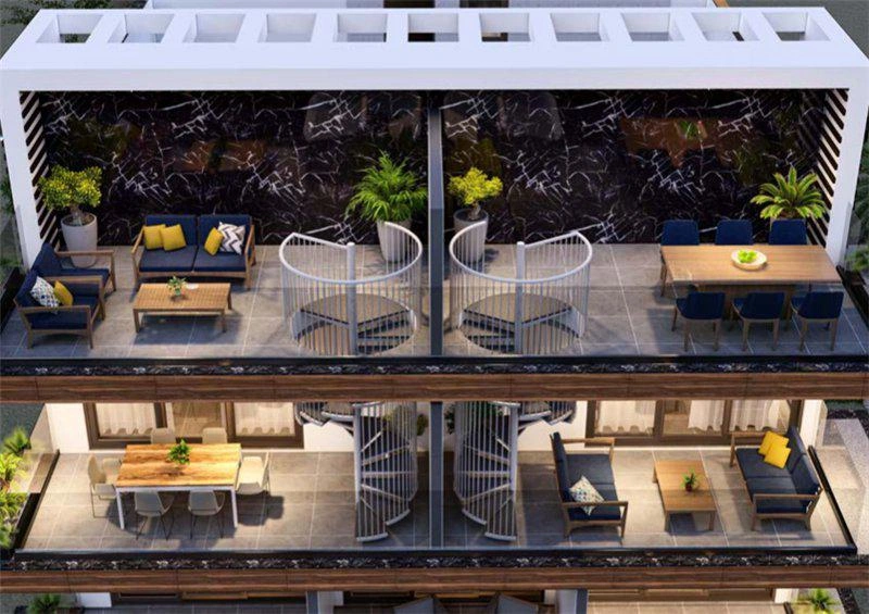 Апартаменты с видом на море в Ларнаке, Кипр