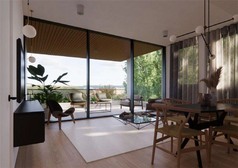 Пентхаусы в современном жилом комплексе в Никосии, Кипр