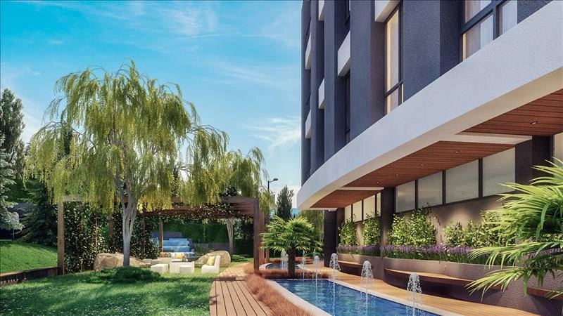 Квартиры в современном жилом комплексе в Стамбуле, Турция