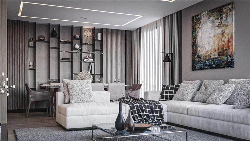 Квартиры в современном жилом комплексе в Стамбуле, Турция