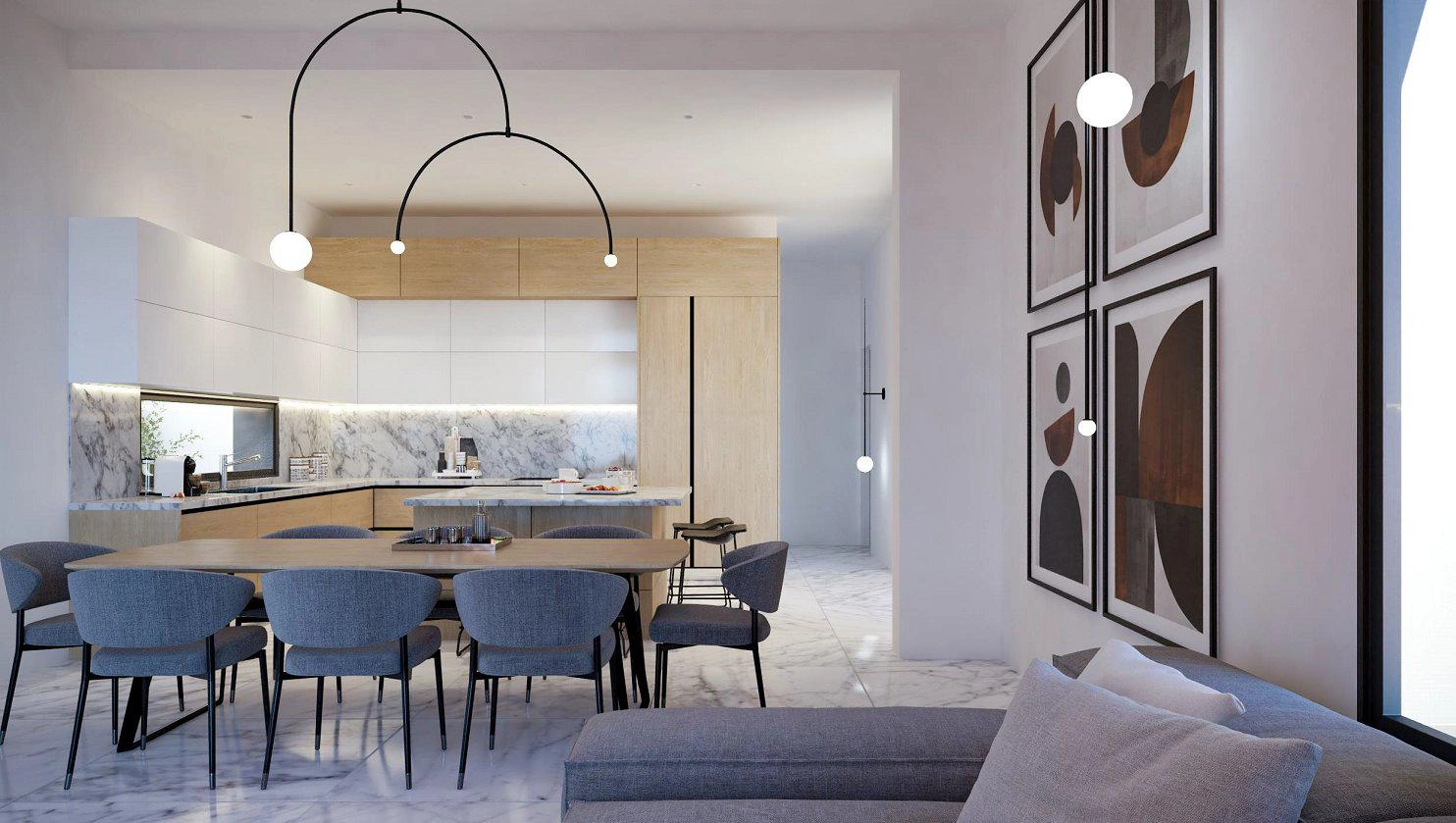 Виллы в современном жилом комплексе в Пафосе, на Кипре