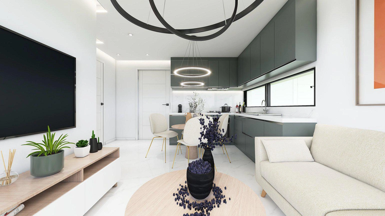 Квартиры в современном жилом комплексе в Аттике, Греция