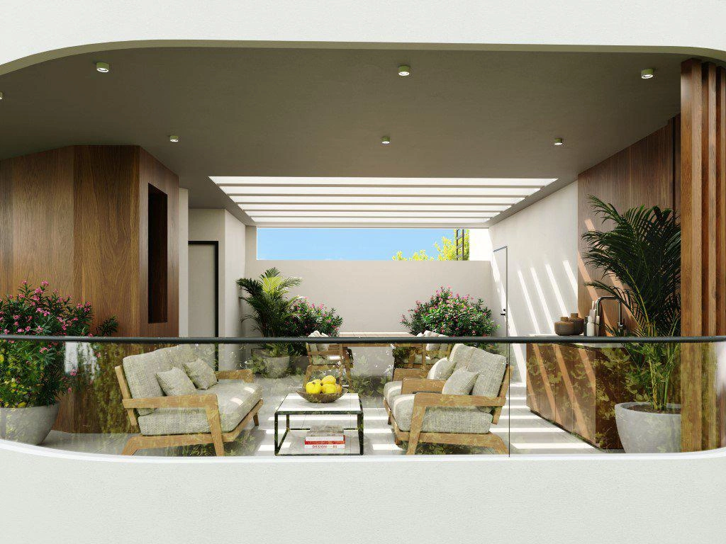 Малоэтажные квартиры у пляжа в Ларнаке, Кипр