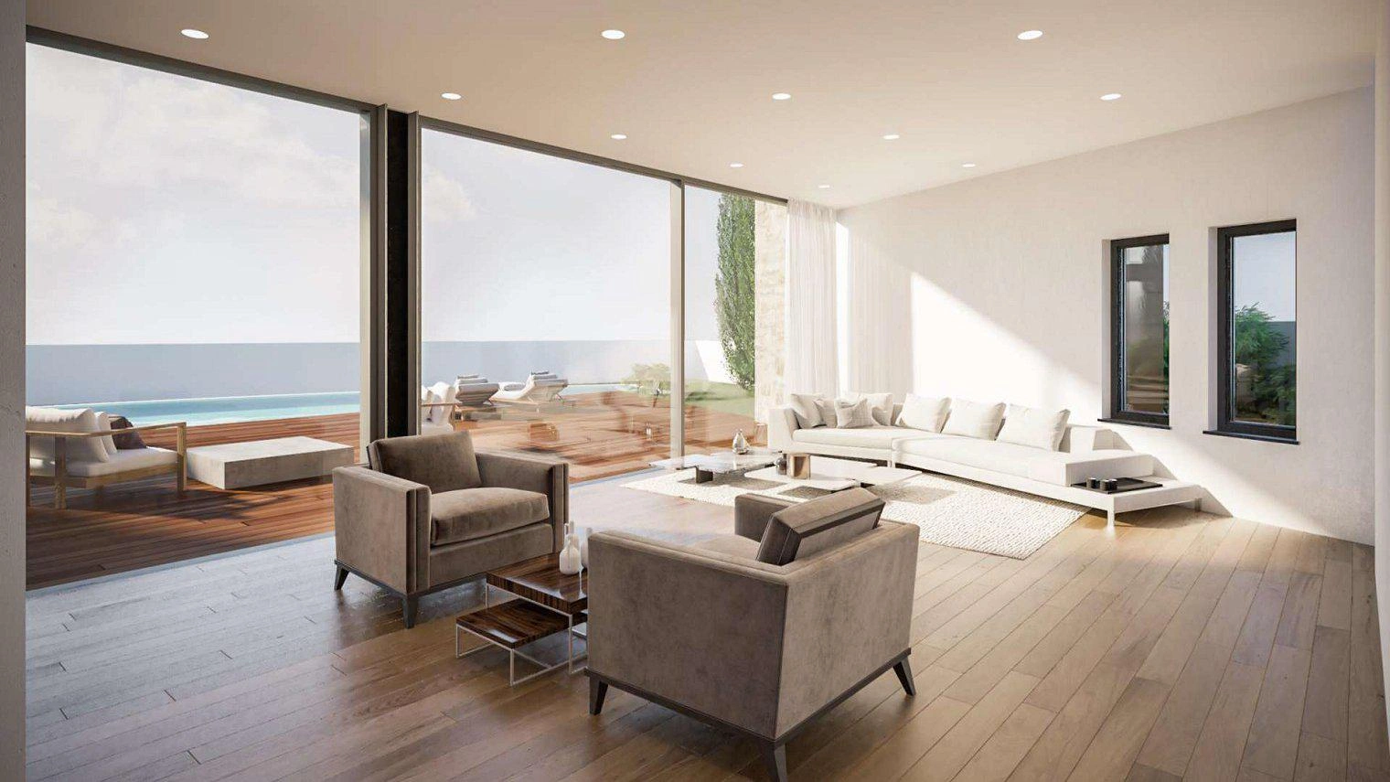 Виллы в новом проекте застройки в Пафосе, Кипр