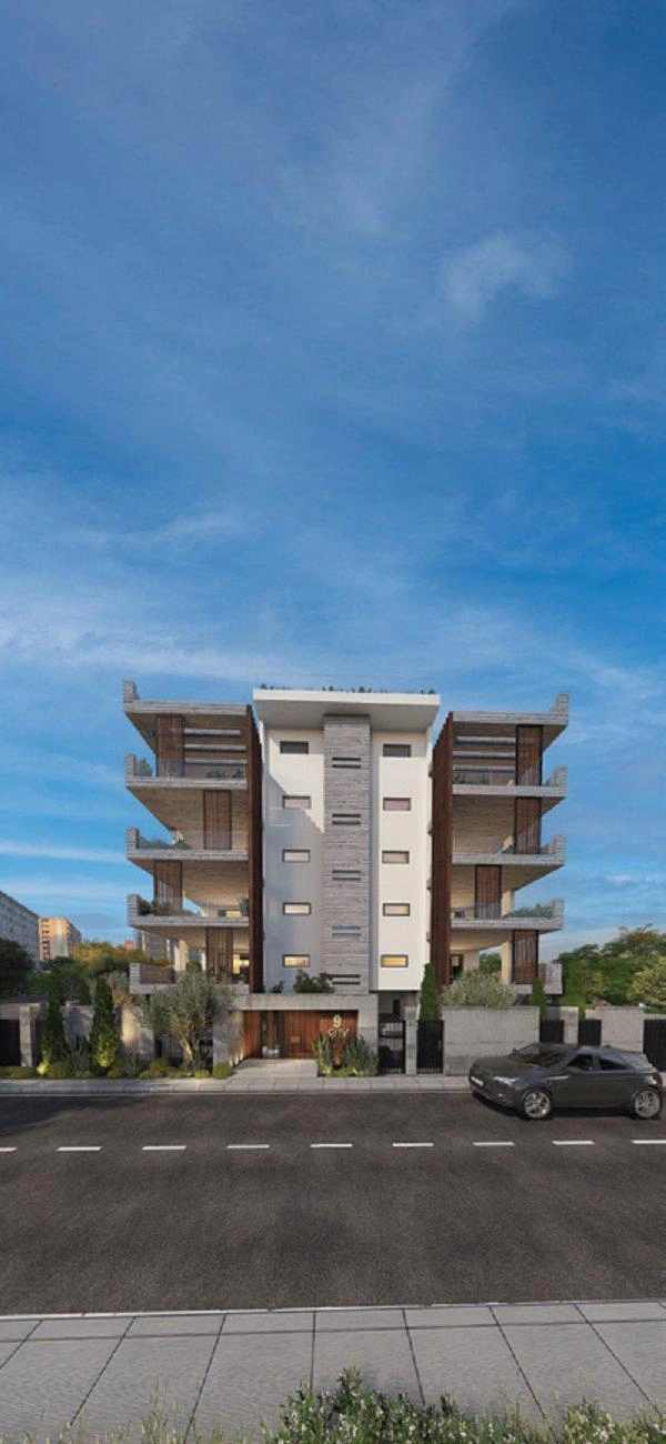 Квартиры в малоэтажном жилом комплексе с видом на море в Пафосе, Кипр