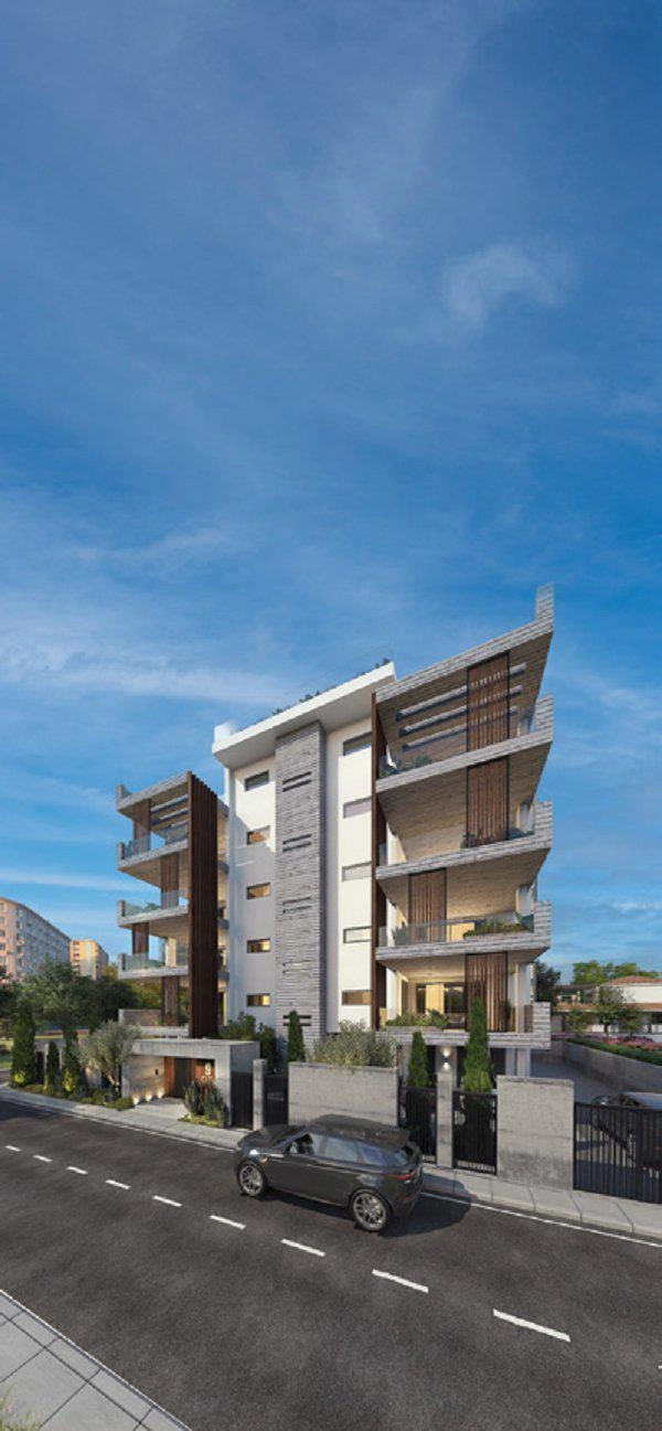 Квартиры в малоэтажном жилом комплексе с видом на море в Пафосе, Кипр