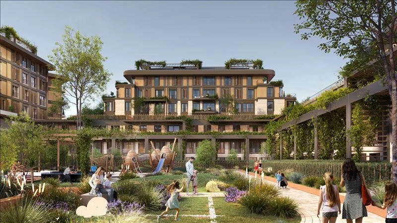 Квартиры в новом жилом комплексе в Стамбуле, Турция